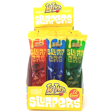 Too Tarts Slurpers Squeeze Candy 12ct Box