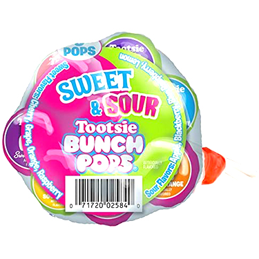 Tootsie Bunch Pops Sweet N Sour 18ct Box