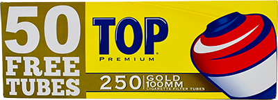 Top Cigarette Tubes Gold 100 250ct