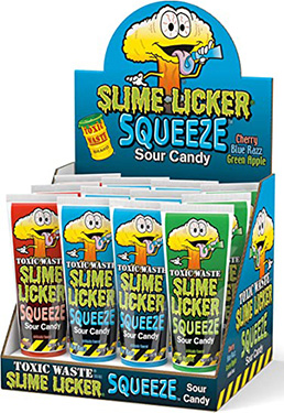 Toxic Waste Slime Licker Sour Squeeze Candy 12ct Box