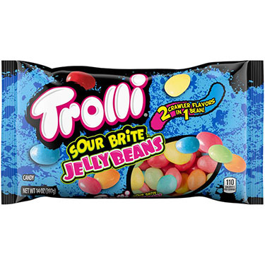 Trolli Sour Brite Jelly Beans 14oz Bag