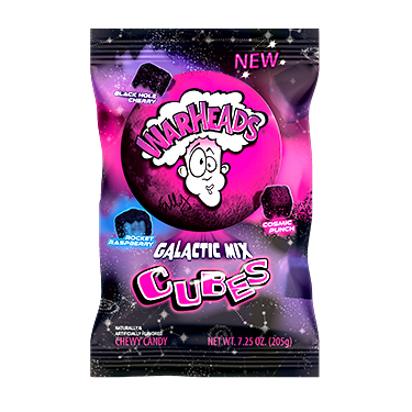 Warheads Galactic Cubes 7.25oz Bag