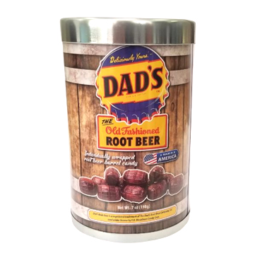 Washburn Dads Root Beer 7oz Canister