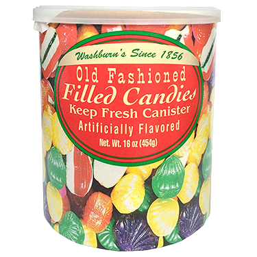Washburn Filled Candy 15.5oz Canister