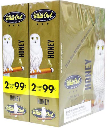 White Owl Cigarillos Honey 30ct