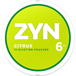 ZYN Nicotine Pouches Citrus 6mg 5ct
