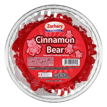 Zachary Cinnamon Bears 24oz Tub