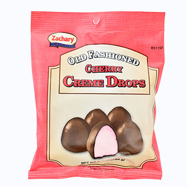 Zachary Old Fashioned Cherry Creme Drops 6oz Bag