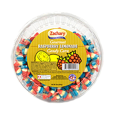 Zachary Raspberry Lemonade Candy Corn 16oz Tub