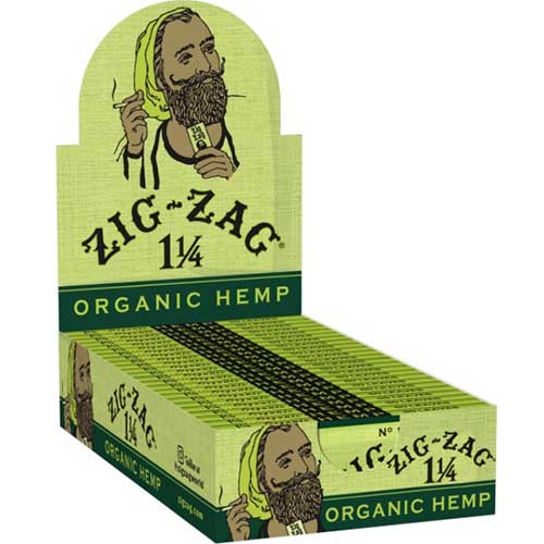 Zig Zag Organic Hemp 1.25 Rolling Papers 24ct Box