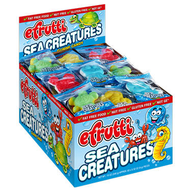 eFrutti Gummi Sea Creatures 60ct Box