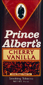 Prince Albert Cherry Vanilla Pipe Tobacco 6 1.5oz Packs