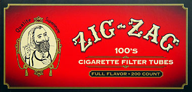 Zig Zag Cigarette Tubes Full Flavor 100 200ct Box
