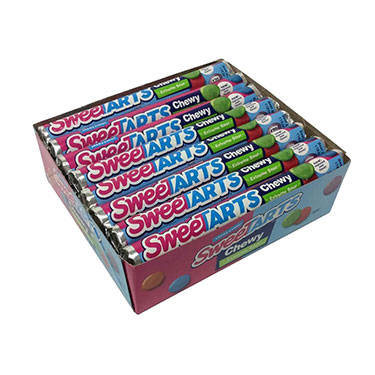 Sweetart Chewy Extreme Sour Roll 24ct Box